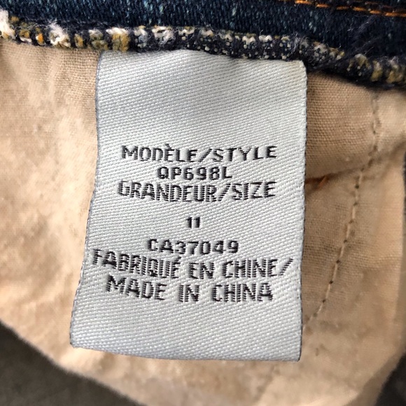 Marie Claire blue jeans boho/vintage size 11 straight cut slightly stretch - Picture 6 of 7